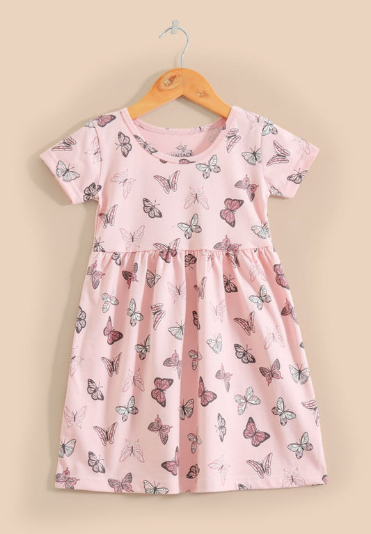 Half Sleeves Cotton Frocks (Oh Butterfly)