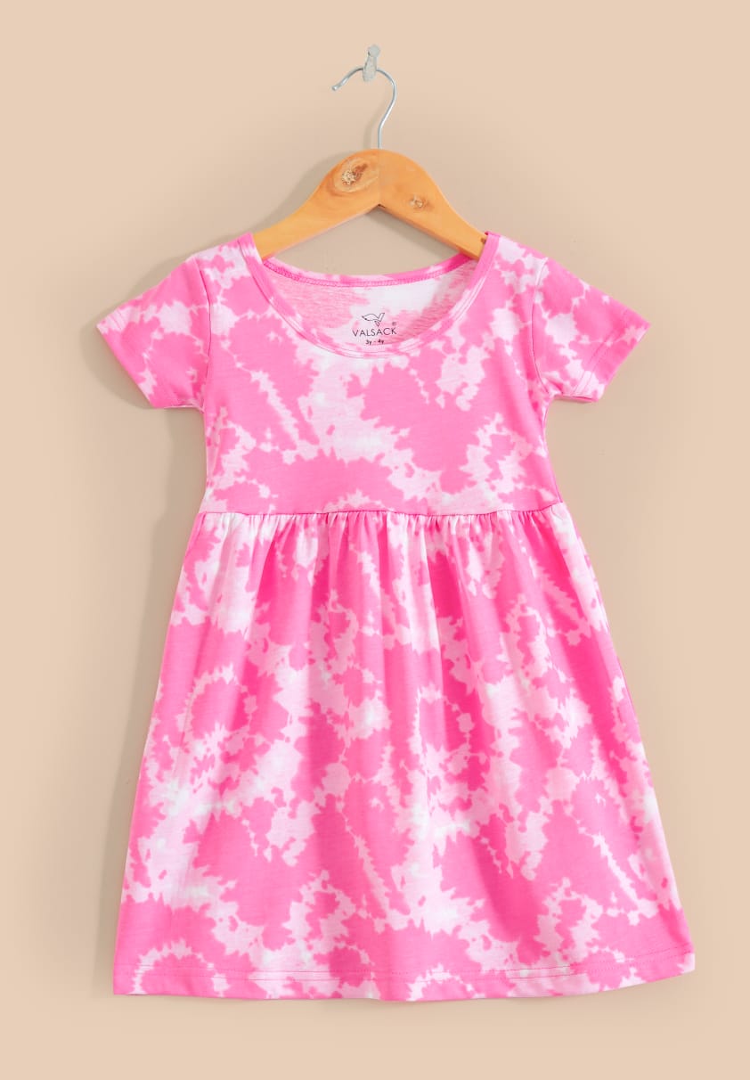 Half Sleeves Cotton Frocks (Candy)