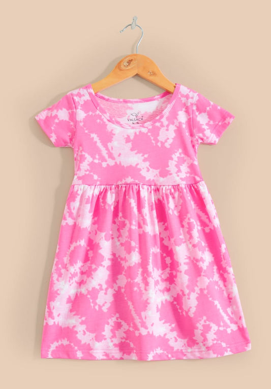 Half Sleeves Cotton Frocks (Candy)