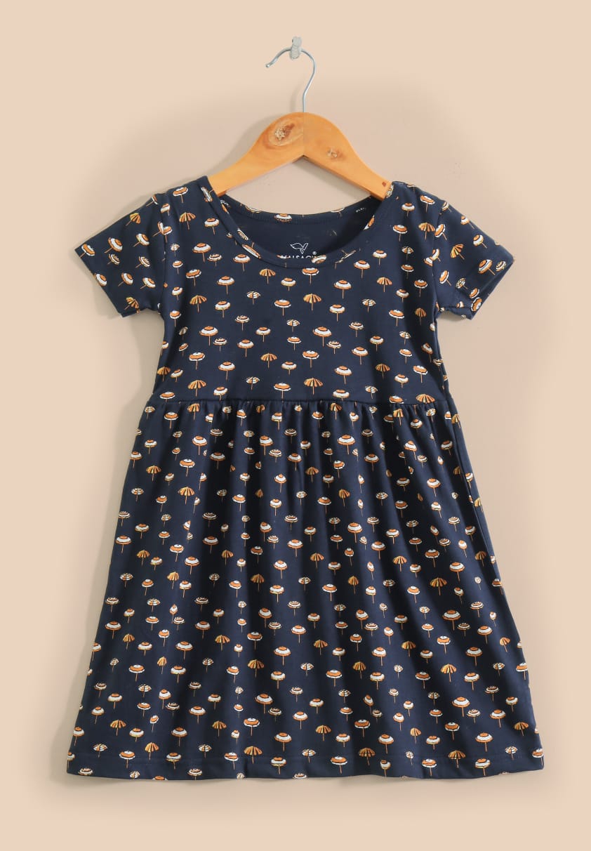 Half Sleeves Cotton Frocks (Kutty umbrella 🏖️)