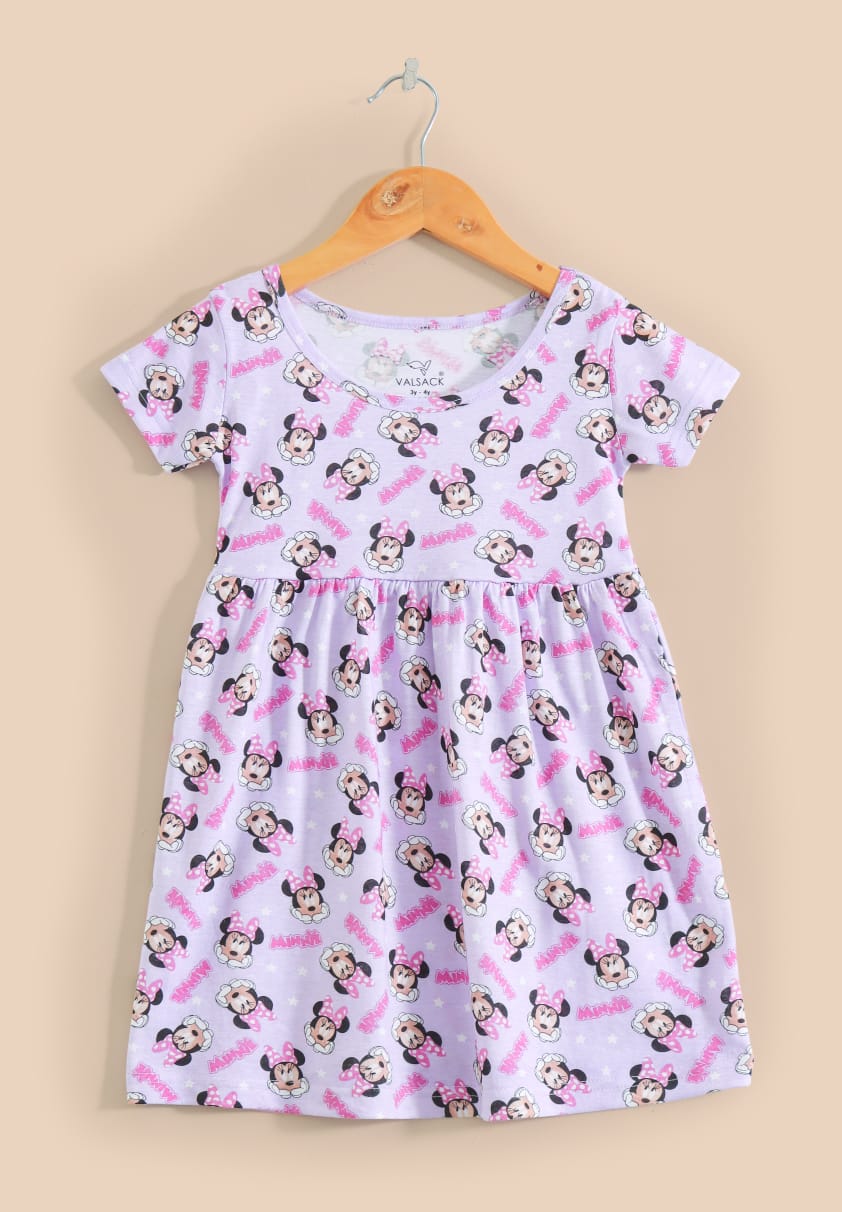 Half Sleeves Cotton Frocks (Minnie Everywhere)