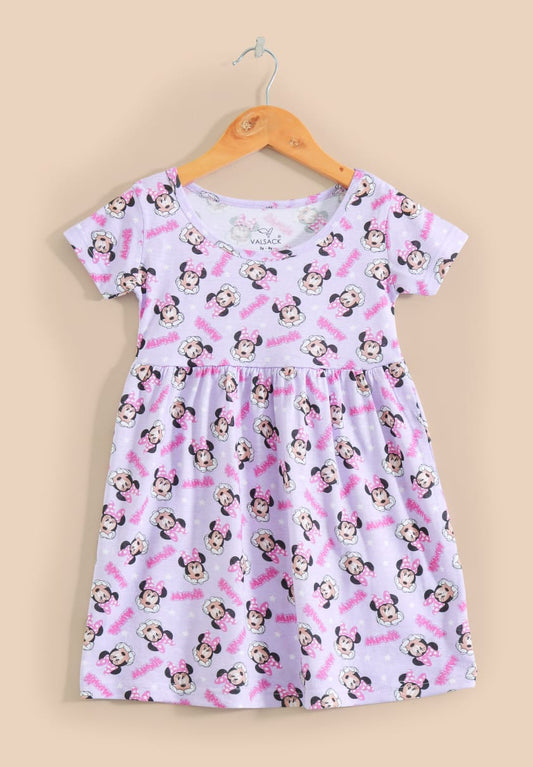 Half Sleeves Cotton Frocks (Minnie Everywhere)