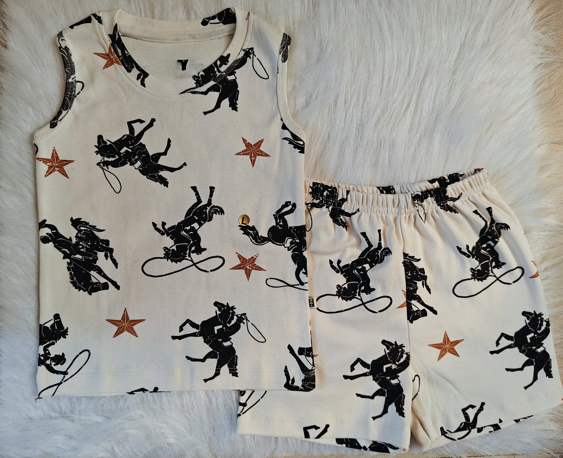 Sleeveless Shorts Sets(Horse) - sanright