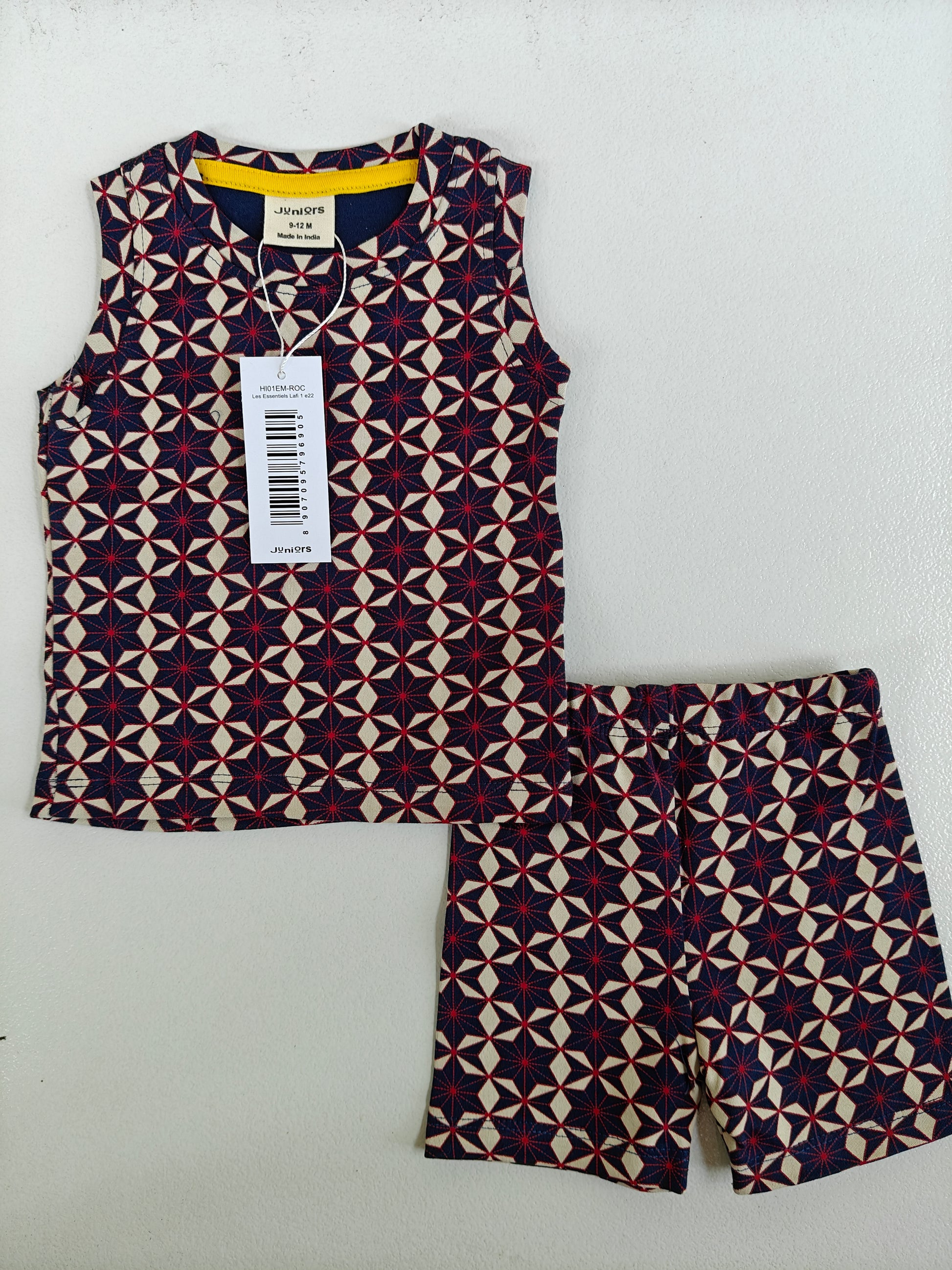 Premium Sleevelesss Tshirt with Shorts Sets (Diamond Flower) - sanright