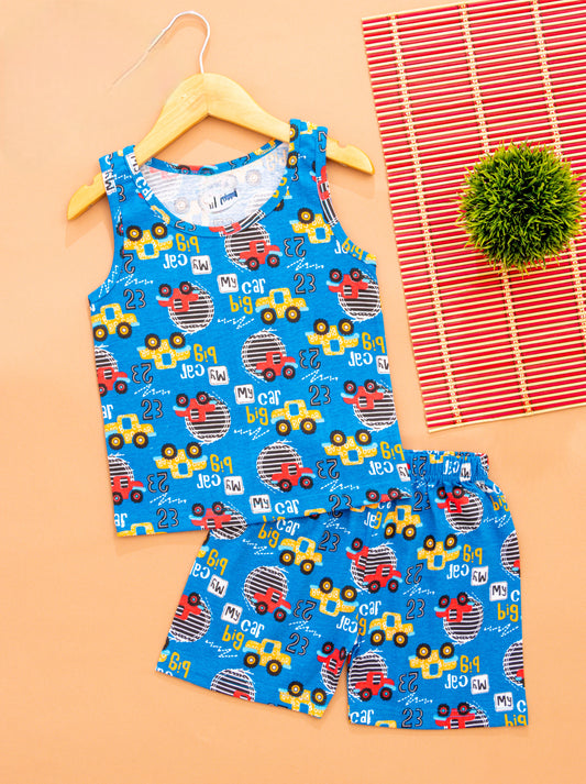 Sleeveless Shorts Sets(My Big Car Again)