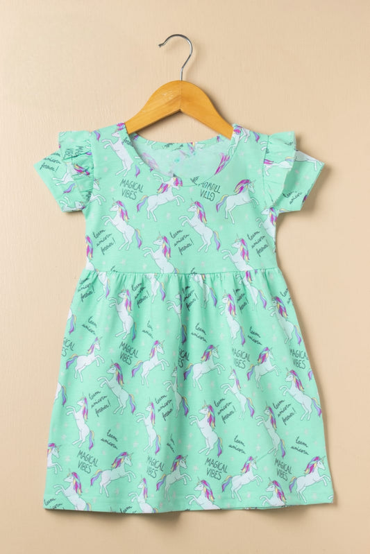 Half Sleeves Frill Frocks (Magical Vibes)