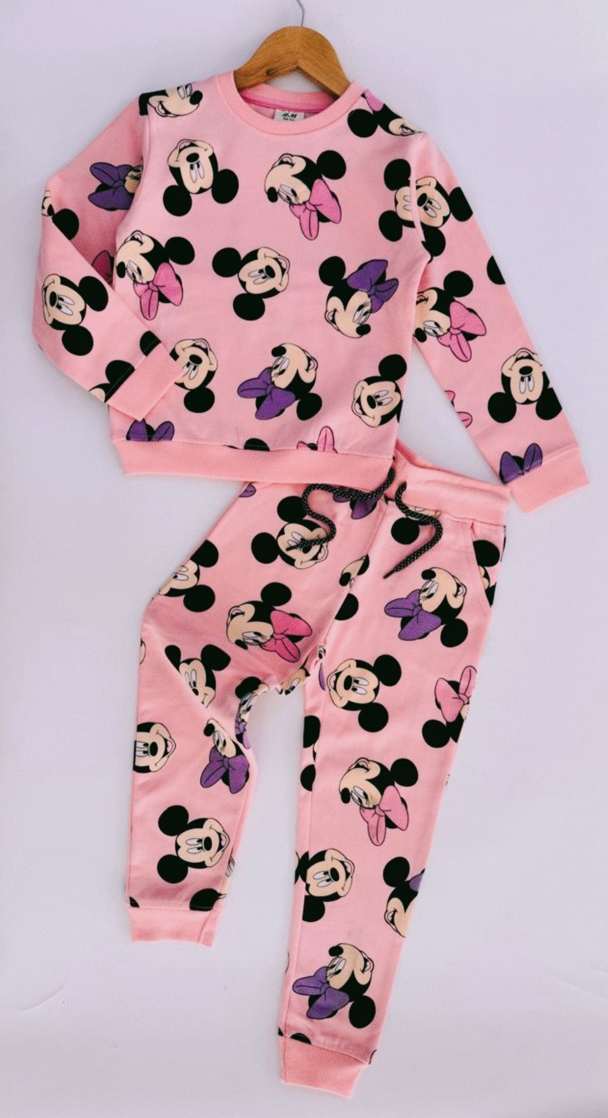 Exclusive Winter Wear (Fleece) (Pink Minnie Mouse) (5-14 Yrs)