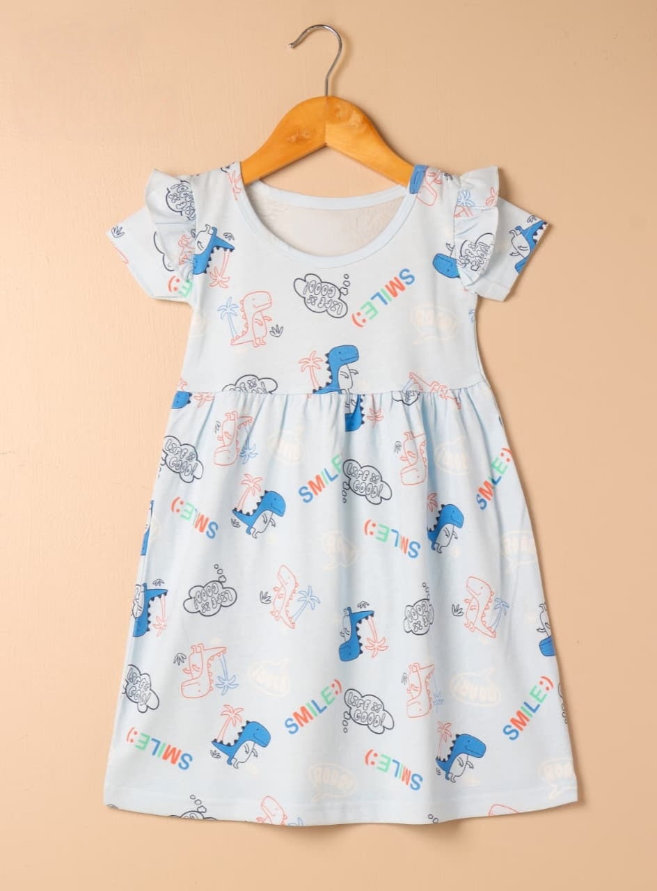 Half Sleeves Frill Frocks (SMILE)