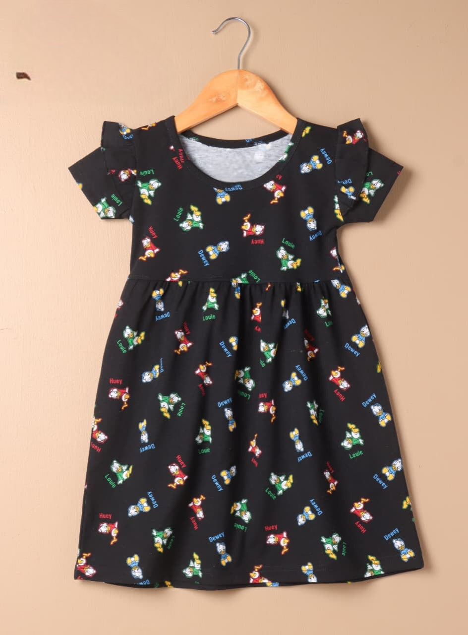 Half Sleeves Frill Frocks (Dewy & Louie)