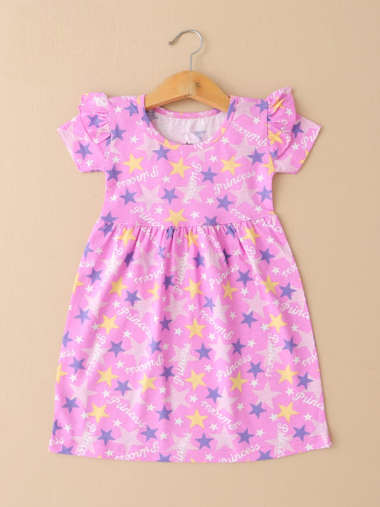 Half Sleeves Frill Frocks (Princess Stars)