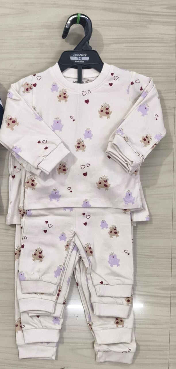 Premium Full sleeves Cotton Tshirt with Pant (Froggy 🐸)