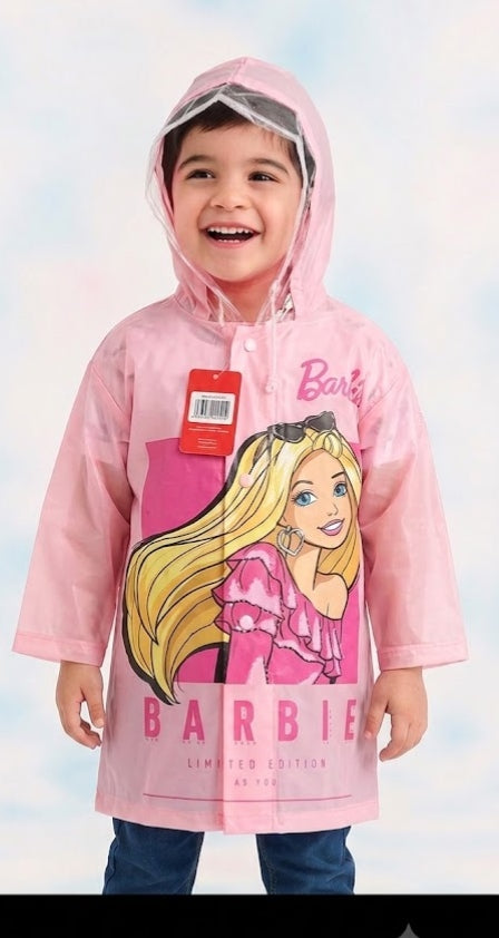 Mustard Avenger Kids' Raincoat  (Pink - Barbie) (3-4 Yrs) (Copy)