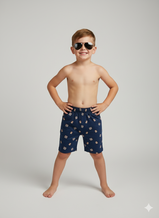Kids' Printed Shorts - MUG