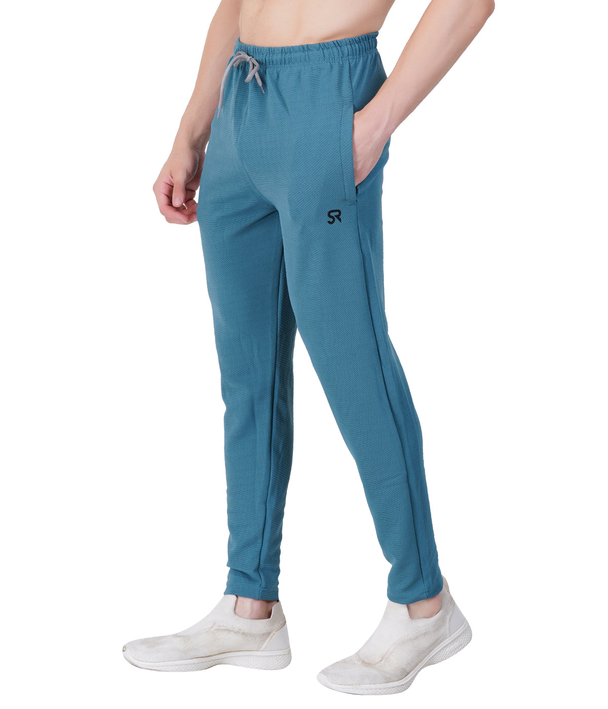 Super Dry FlexFit Men's Joggers | Gym & Casual Track Pant- ICE BLUE