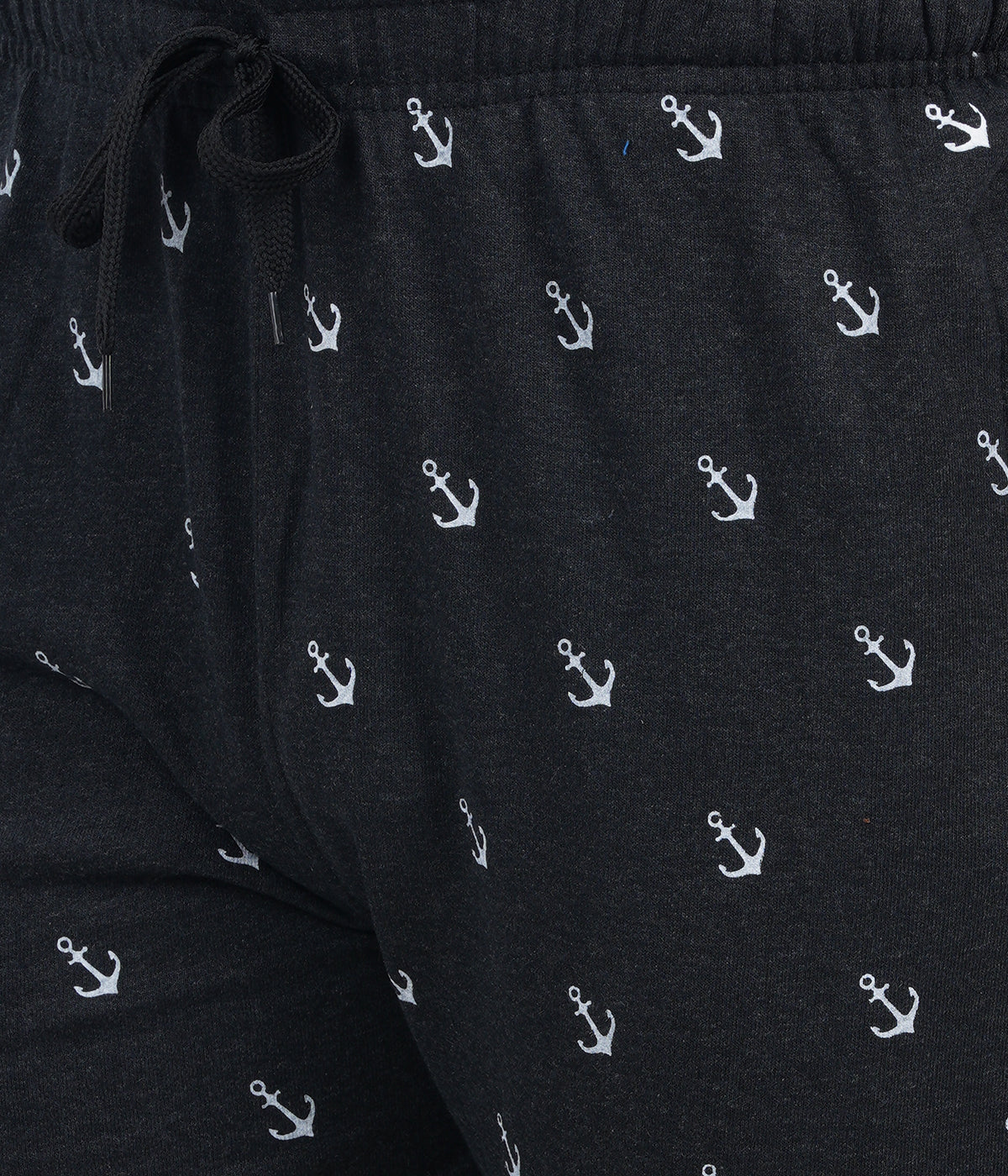 Men's Heavyweight 260 GSM Cotton Knit Shorts | Secure Zipper Pockets | CHARCOAL Anchor Edition