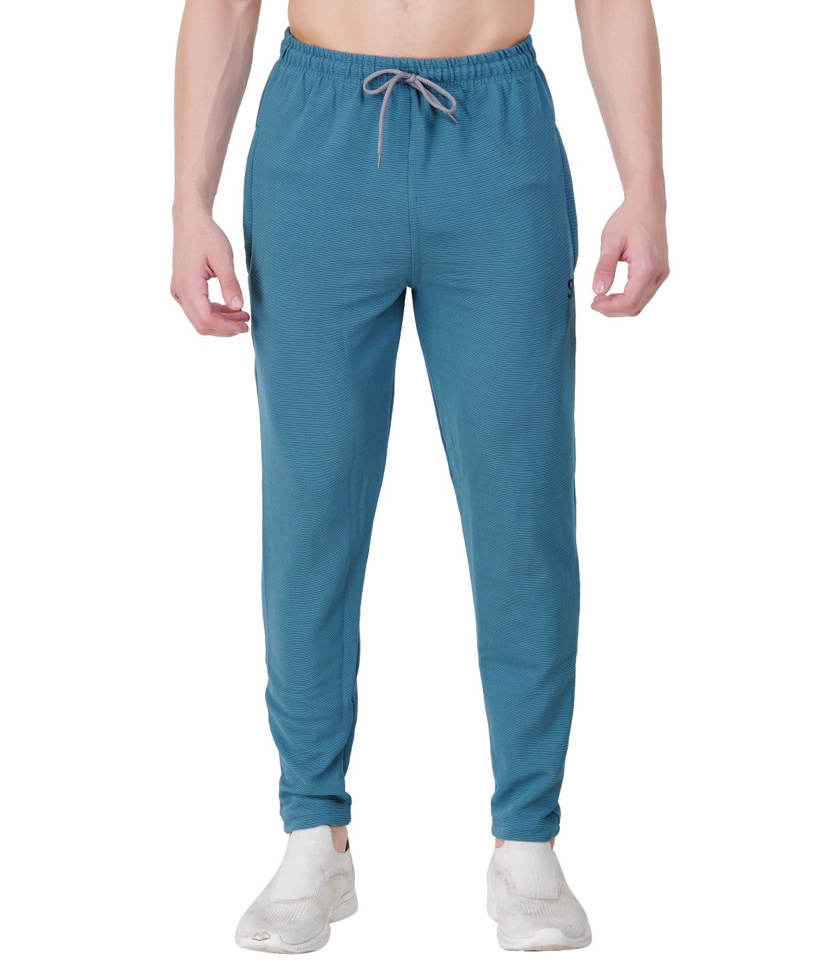Super Dry FlexFit Men's Joggers | Gym & Casual Track Pant- ICE BLUE