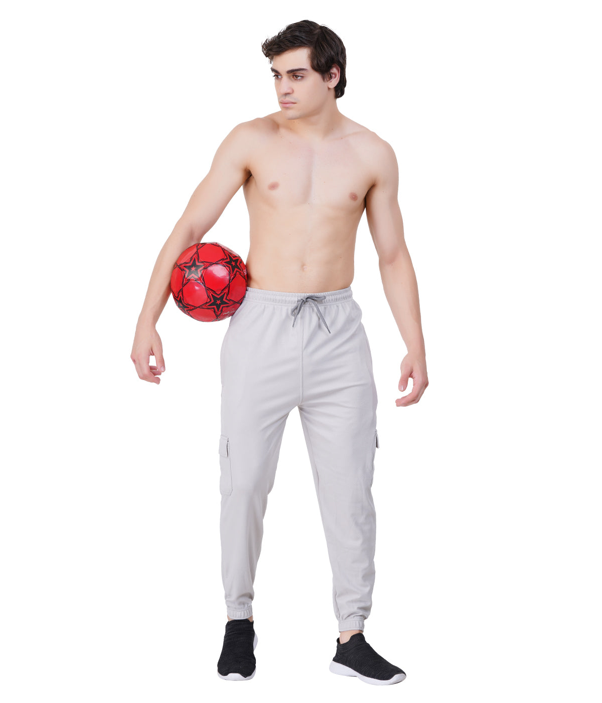 NextGen Premium Textured Lycra Twill Cargo Pants  - MILK WHITE