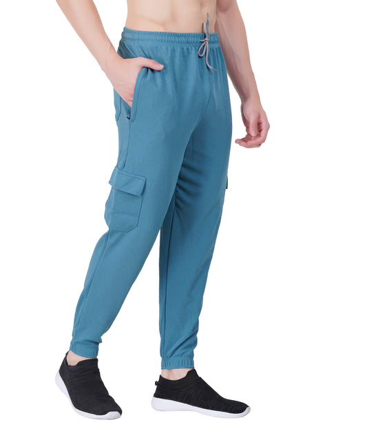 NextGen Premium Textured Lycra Twill Cargo Pants ICE BLUE