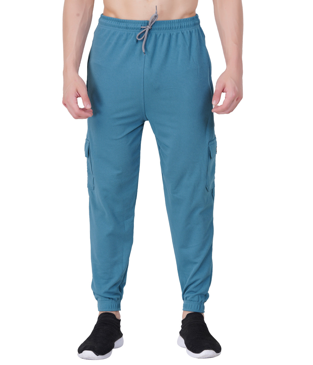 NextGen Premium Textured Lycra Twill Cargo Pants ICE BLUE