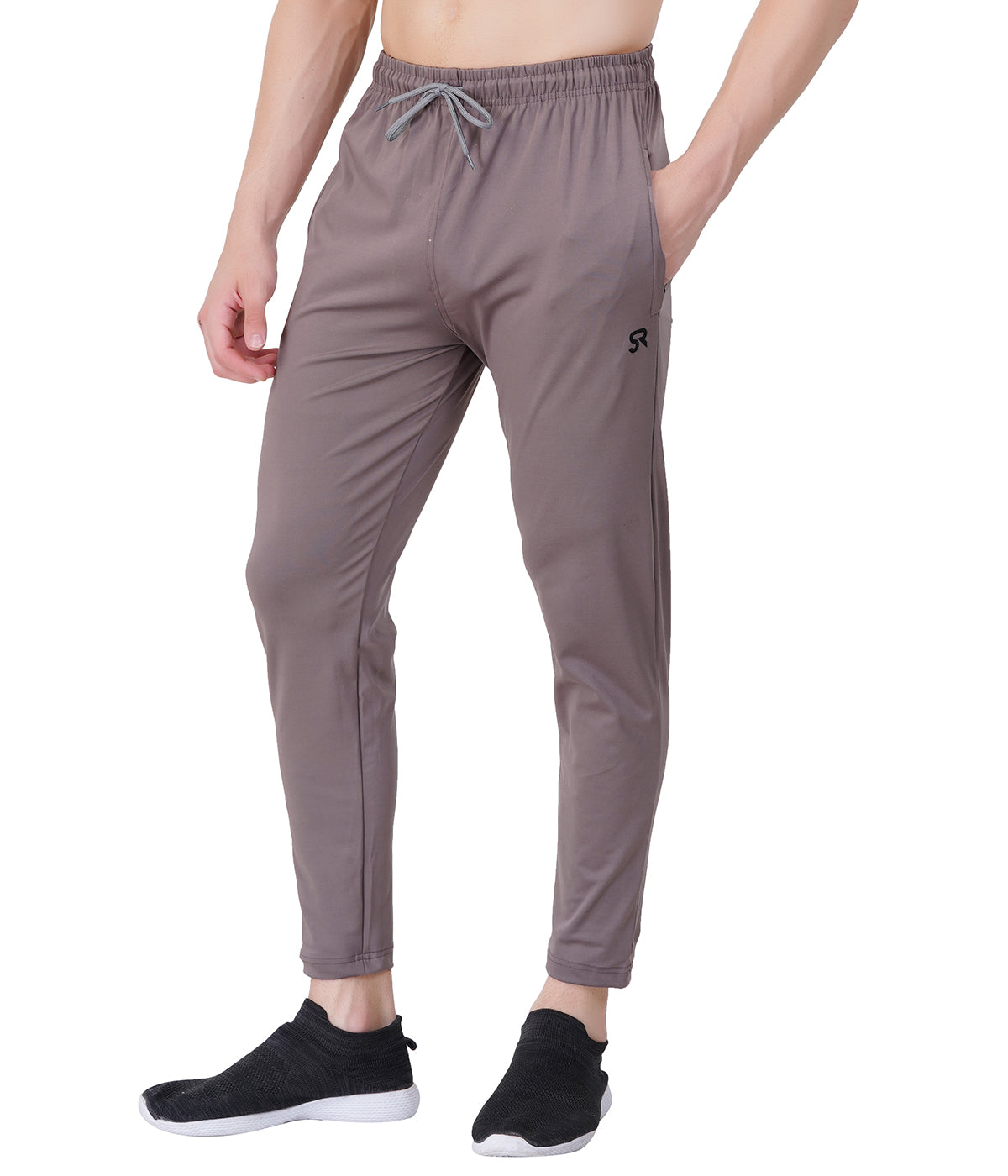 LYCRA FOURWAY TRACK PANT SOILD LIGHT BROWN
