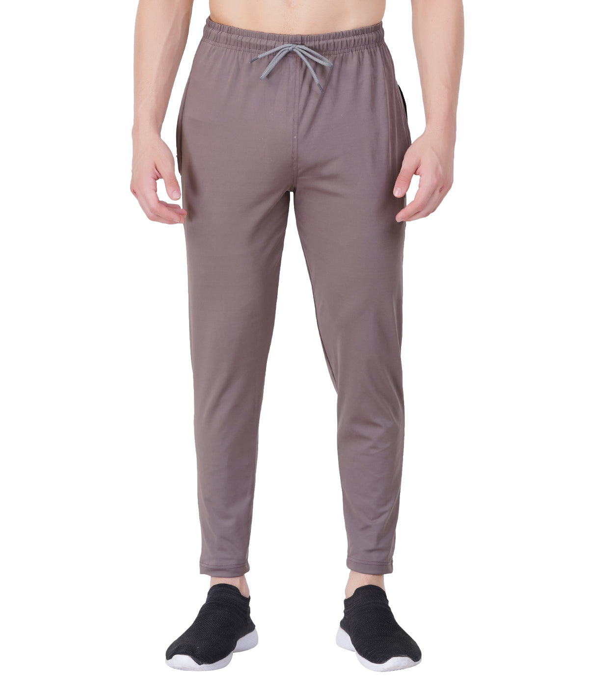 LYCRA FOURWAY TRACK PANT SOILD LIGHT BROWN