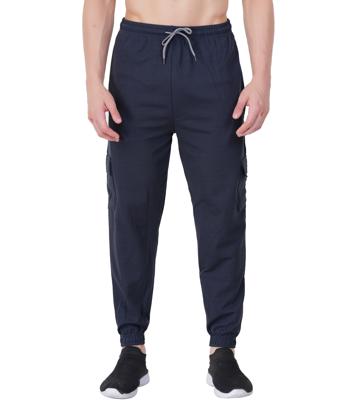 NextGen Premium Textured Lycra Twill Cargo Pants- STEEL GREY