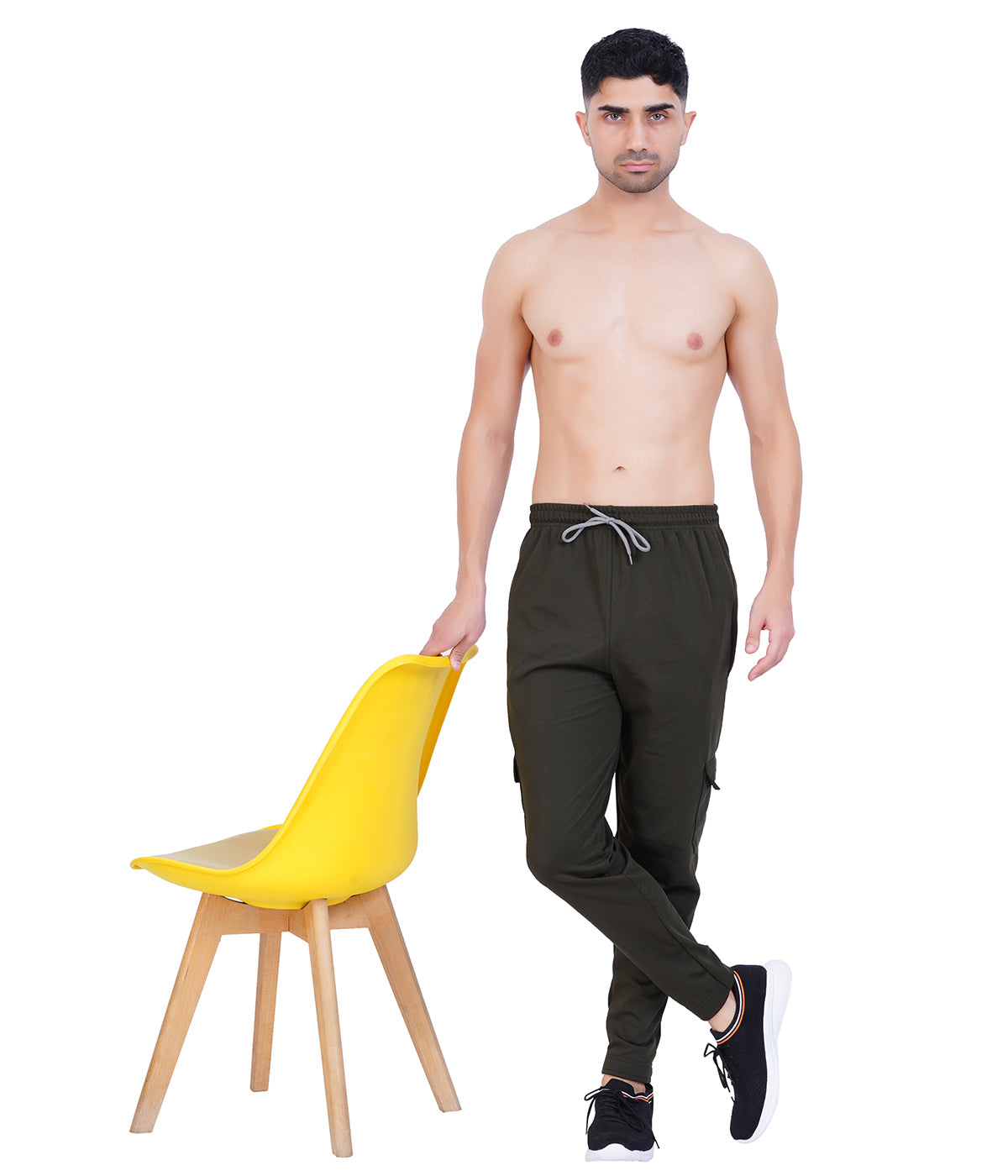 NextGen Premium Textured Lycra Twill Cargo Pants OLIVE