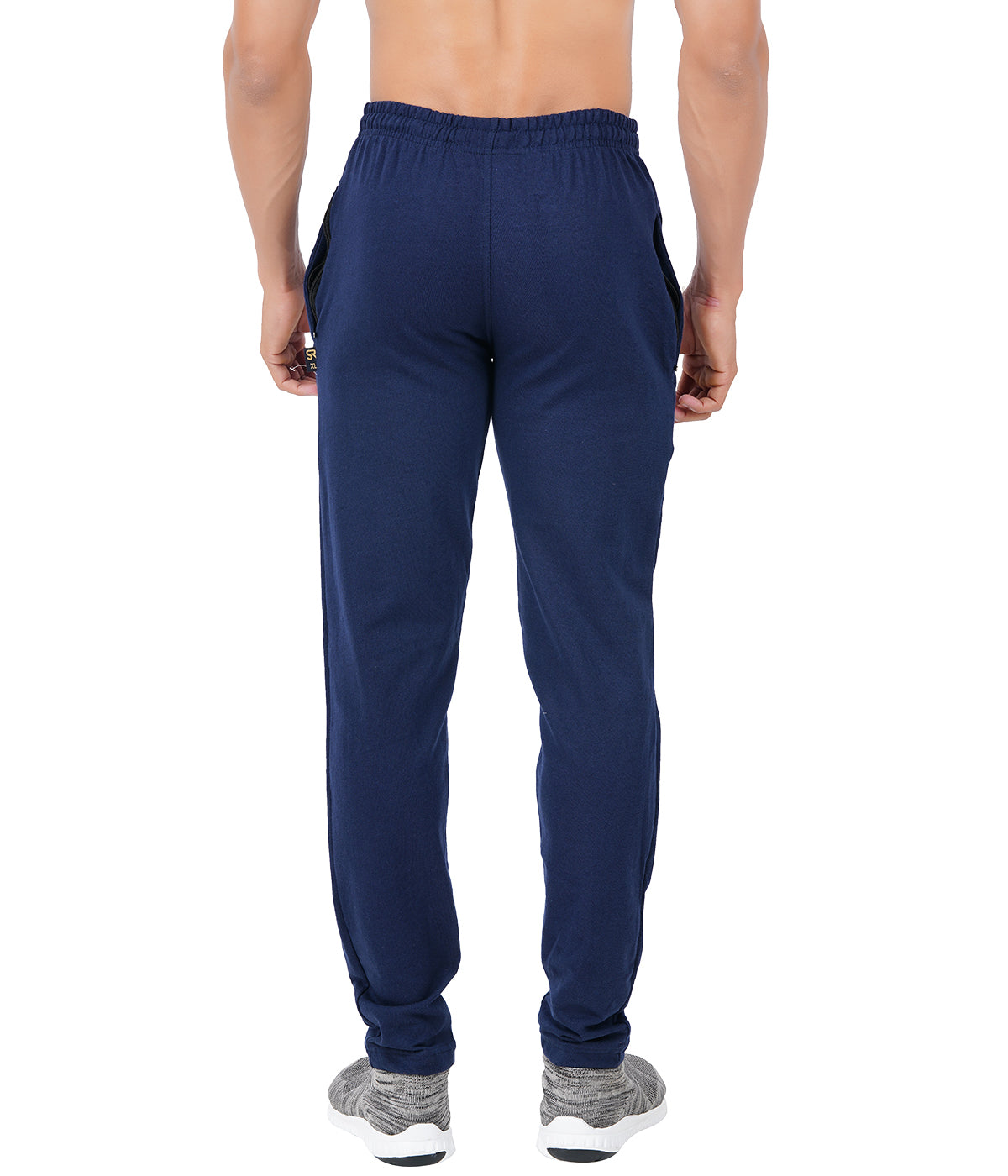 COTTON TRACK PANT NAVY - sanright