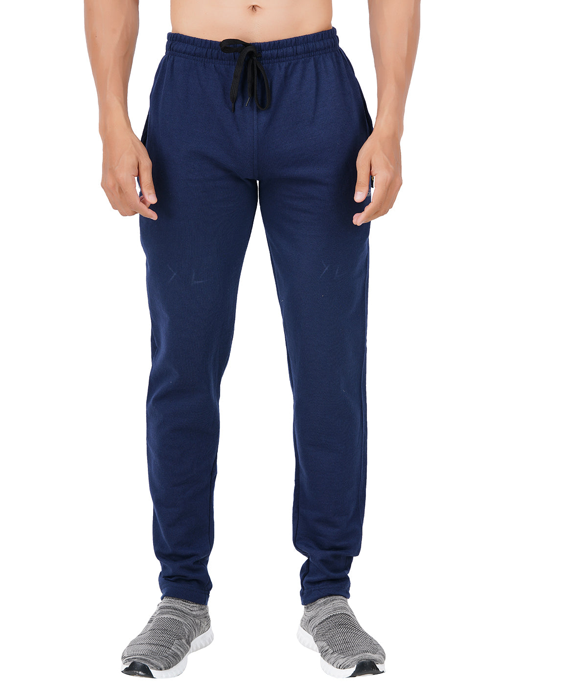 COTTON TRACK PANT NAVY - sanright