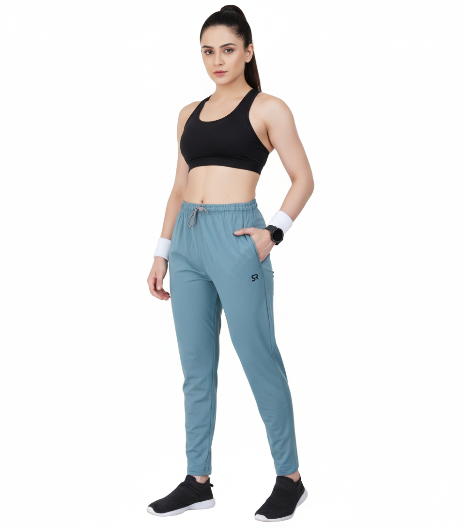SANRIGHT WOMEN'S FOURWAY STRETCH PANTS - DARK ICE BLUE