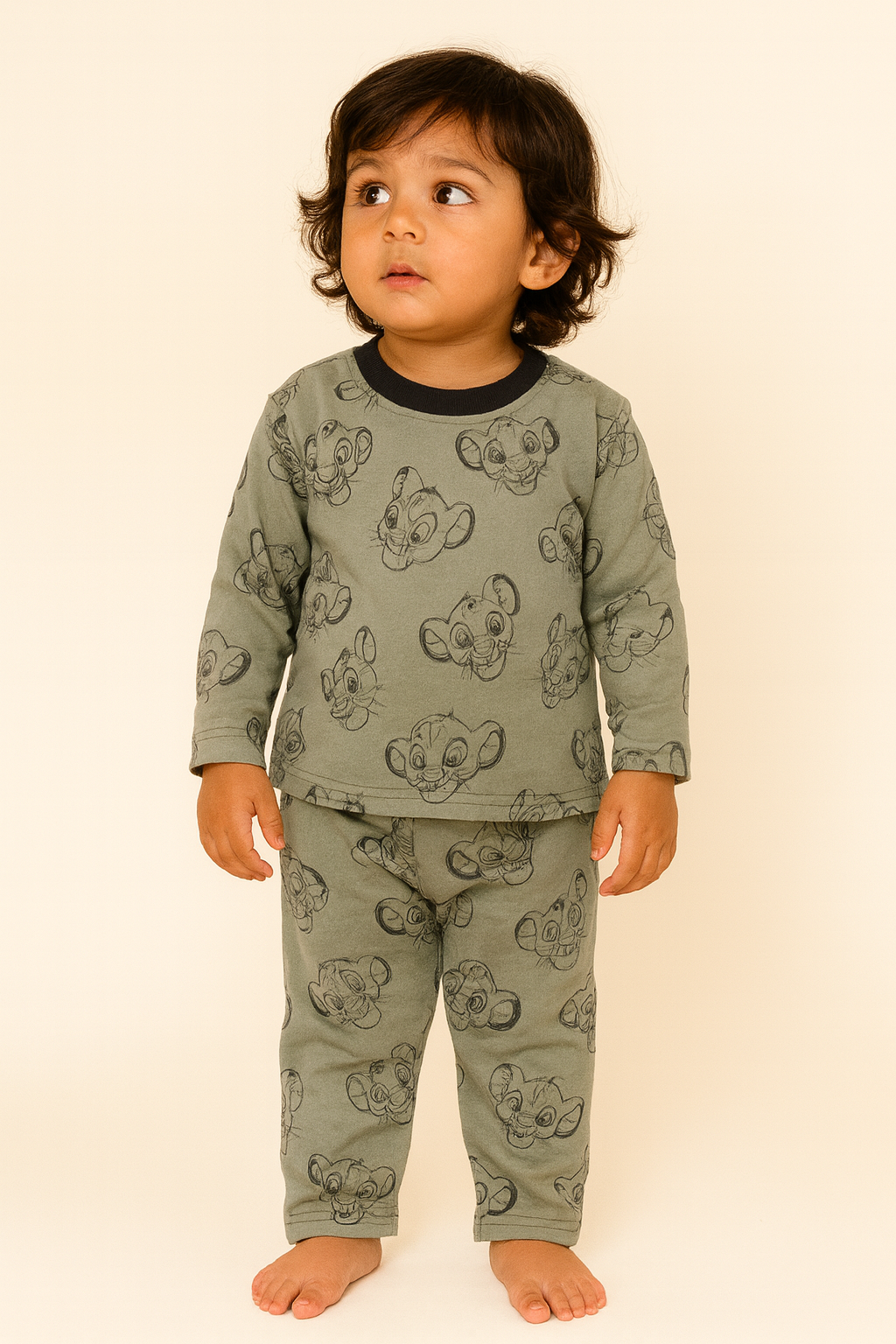 Exclusive Winter Wear (Green Simba) (Fleece)