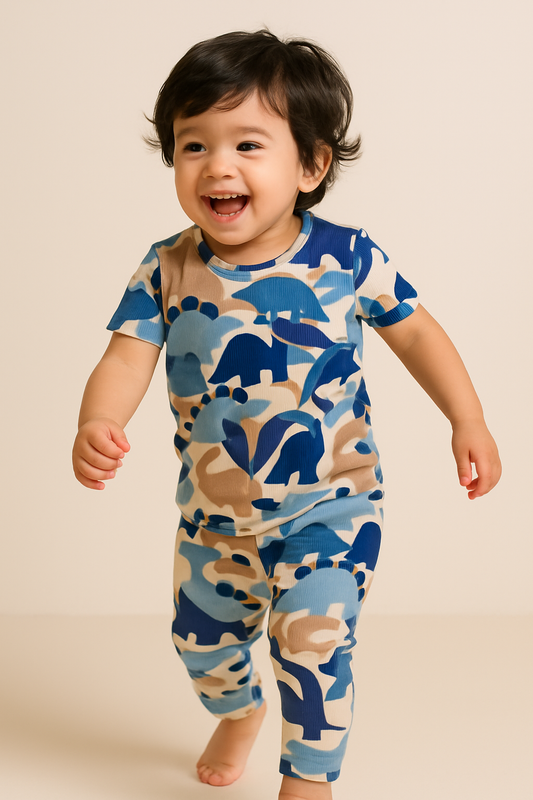 Premium RIBBED  T-Shirt with Pant (DRAGON )