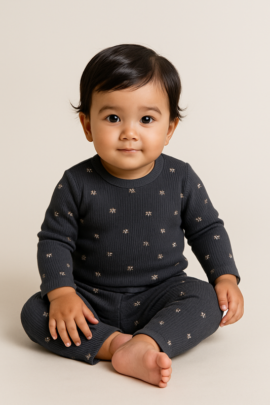 Premium Full sleeves Ribbed Tshirt with Pant (Kutty Truck)