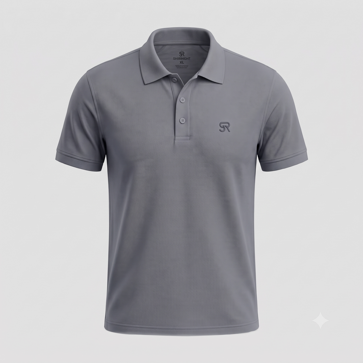 Men's Premium Mars Fabric Performance Polo T-Shirt - Mild Grey