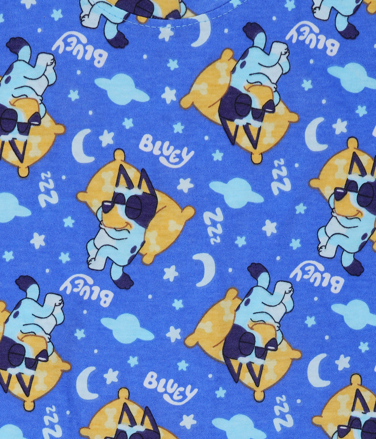 Shorts Sleeves Tshirt with Shorts Sets (Bluey Blue) - sanright