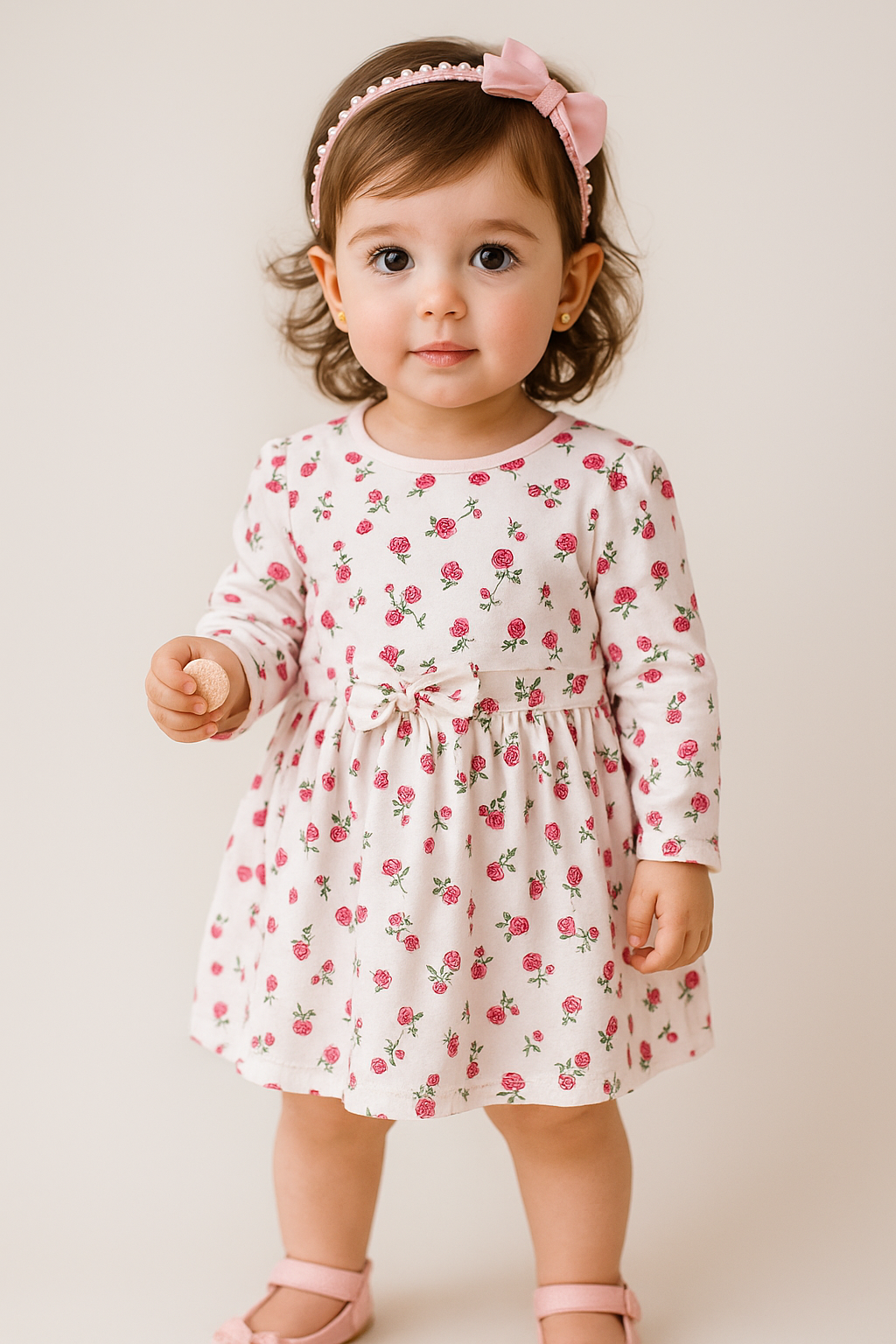 Full Sleeves BOW Frocks (Beautiful Roses)