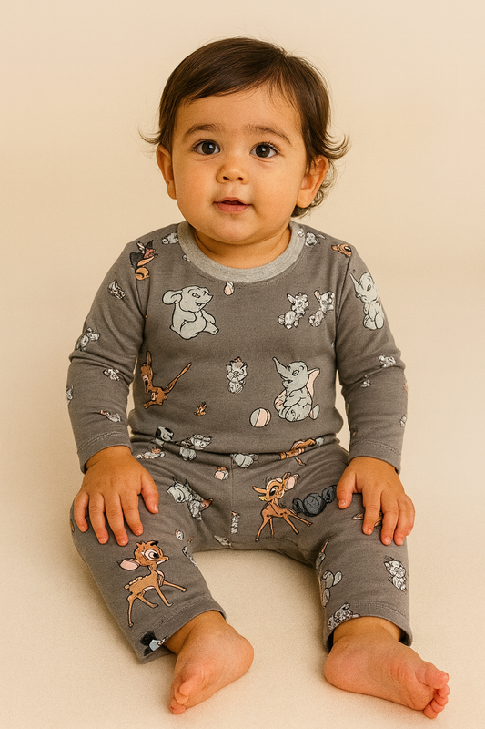 INFANT Kids’ Loungewear Winter set  (Deer & Elephant 🐘) (Fleece)