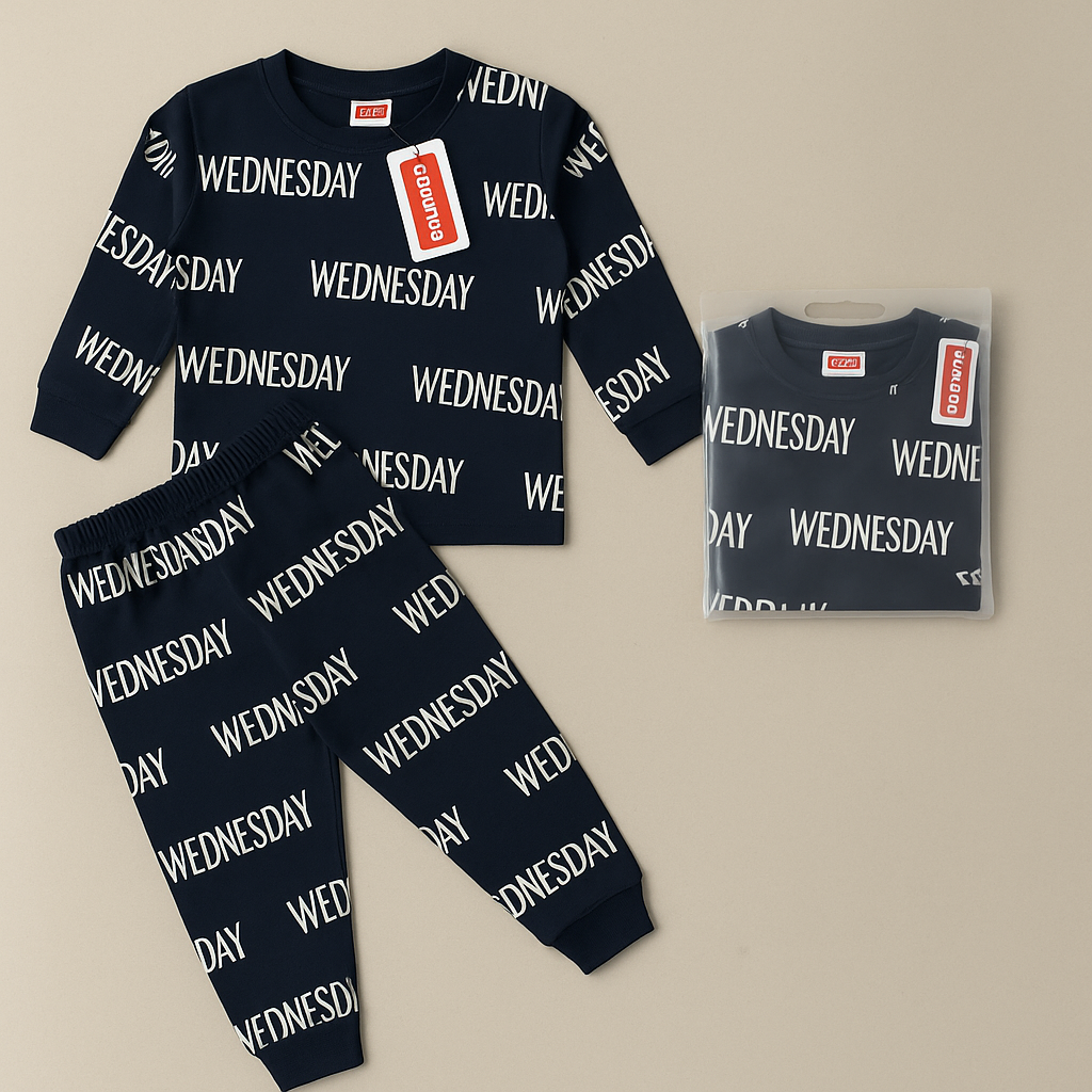 Premium Full sleeves Tshirt with Pant (WEDNESDAY)