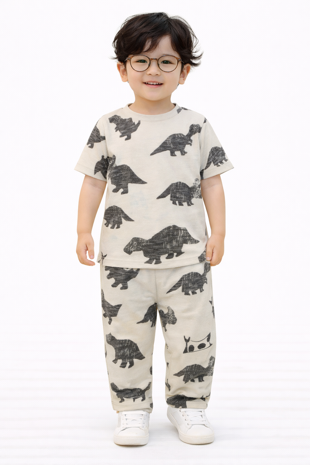 Premium Cotton Half sleeves Tshirt with Pant (Shadow Animals 2.0)