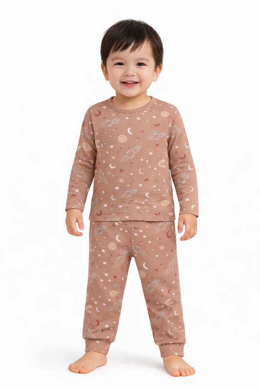 Premium Full sleeves Cotton Tshirt with Pant (Solar System)