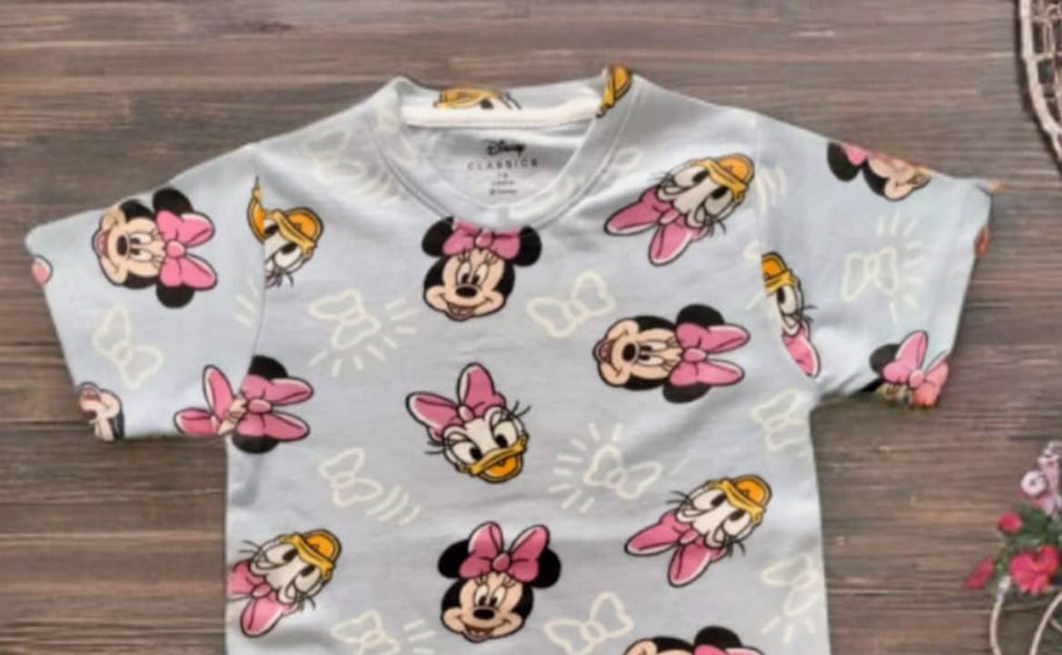 Shorts Sleeves Tshirt with Shorts Sets (Minnie& Daisy) - sanright