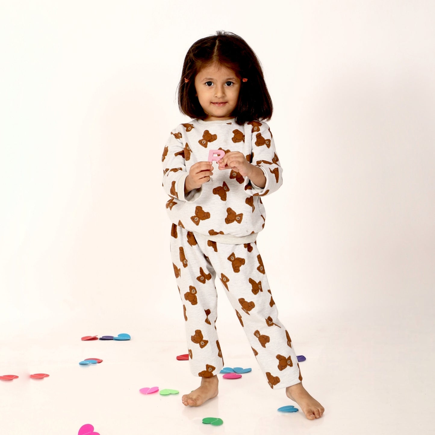 Cozy Comfort: Kids’ Loungewear Winter set (Bear)