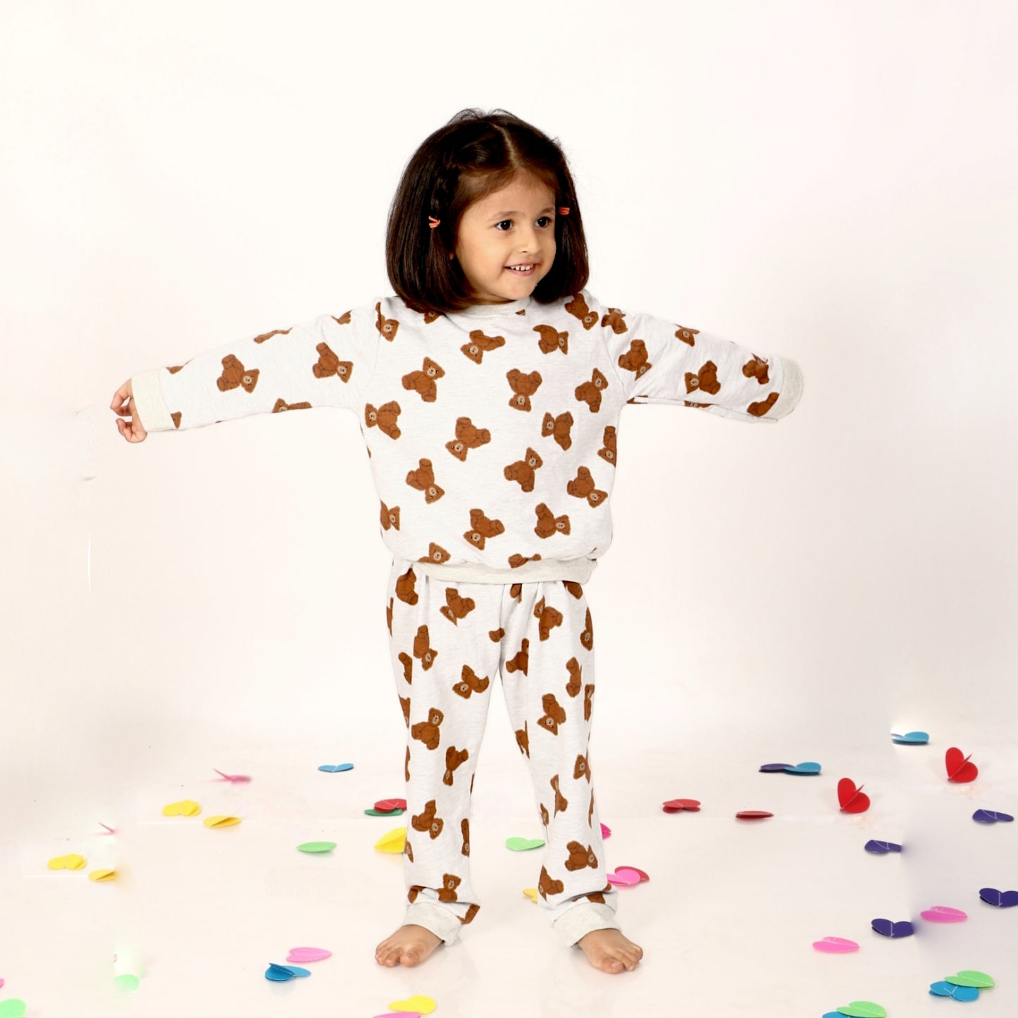 Cozy Comfort: Kids’ Loungewear Winter set (Bear)