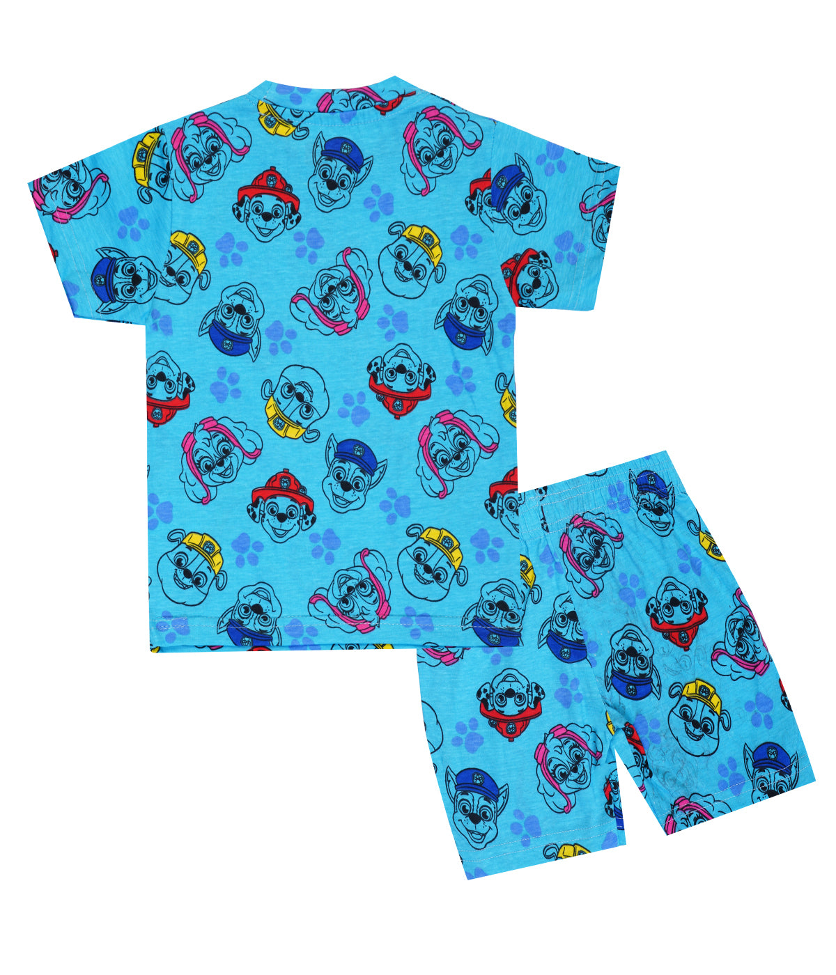 Shorts Sleeves Tshirt with Shorts Sets (Paw Patrol Blue) - sanright