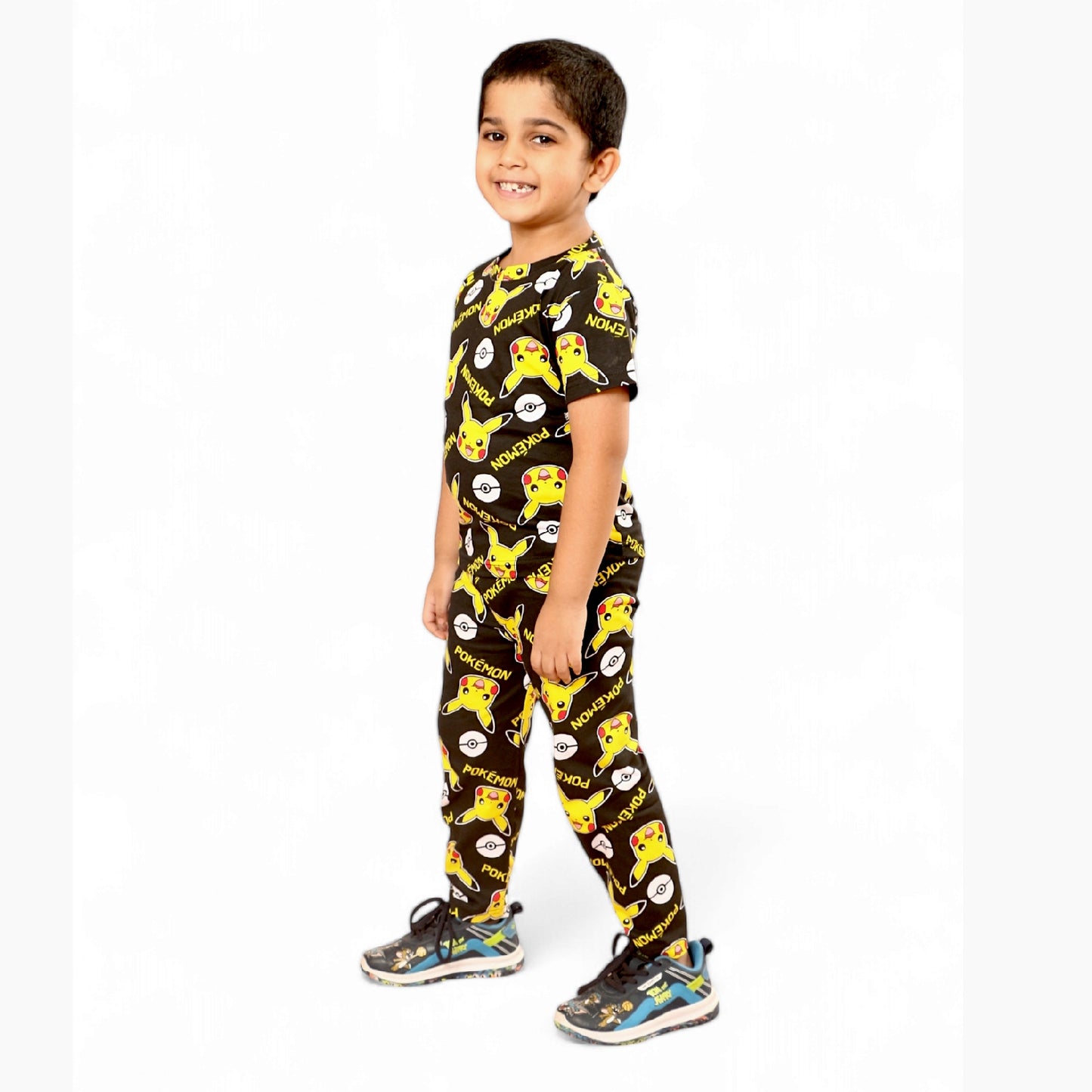 Half Sleeves Pajama Set (Pokemon) - sanright