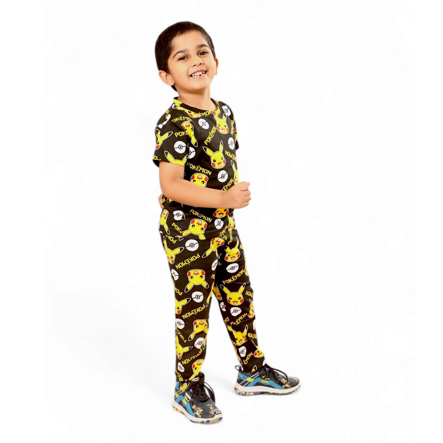 Half Sleeves Pajama Set (Pokemon) - sanright