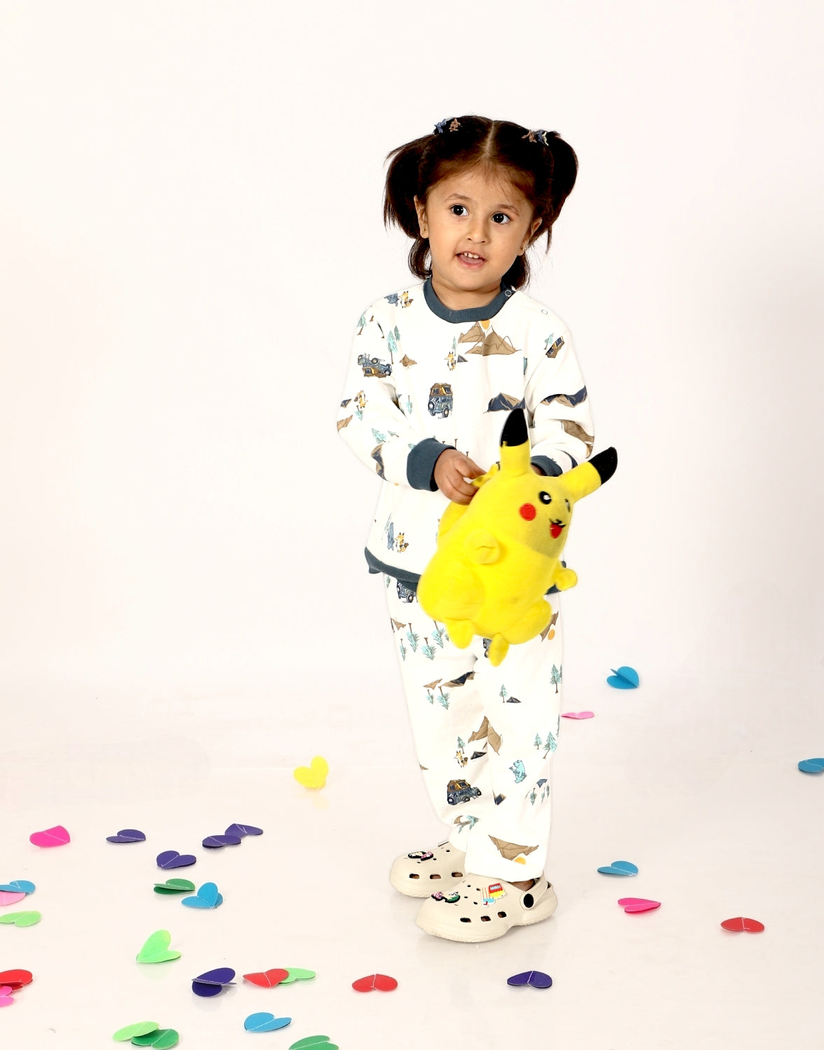 Exclusive Kids’ Loungewear Winter set (Snow)(Fleece)