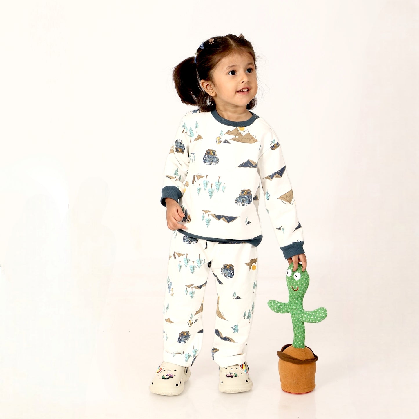 Exclusive Kids’ Loungewear Winter set (Snow)(Fleece)