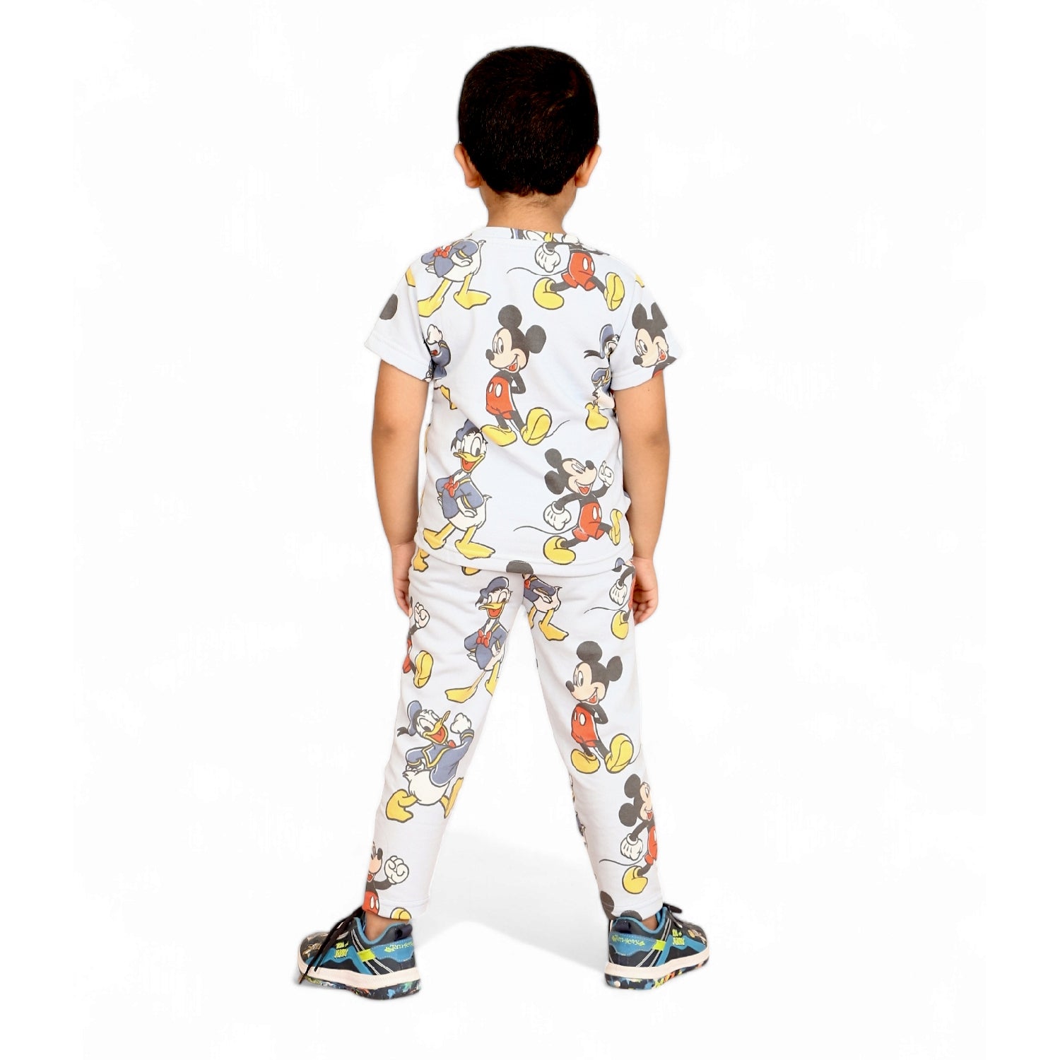 Half Sleeves Pajama Set (Blue Micky) - sanright