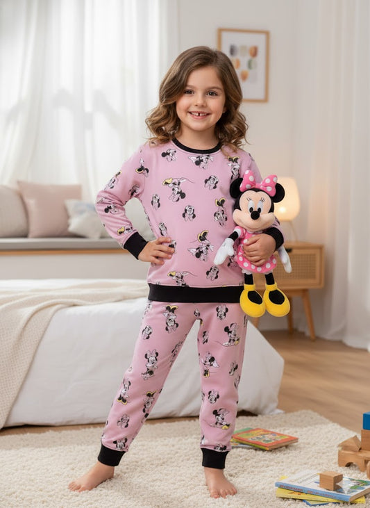 Exclusive Winter Wear (Rose Pink Minnie) (Heavy FLEECE)